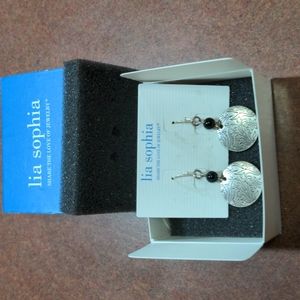 COPY - Lia Sophia silver earrings